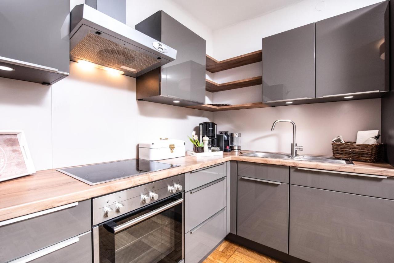 Townhouse Riva, Prime Location In The City Of Salzburg, 1000M2 Backyard Villa Buitenkant foto